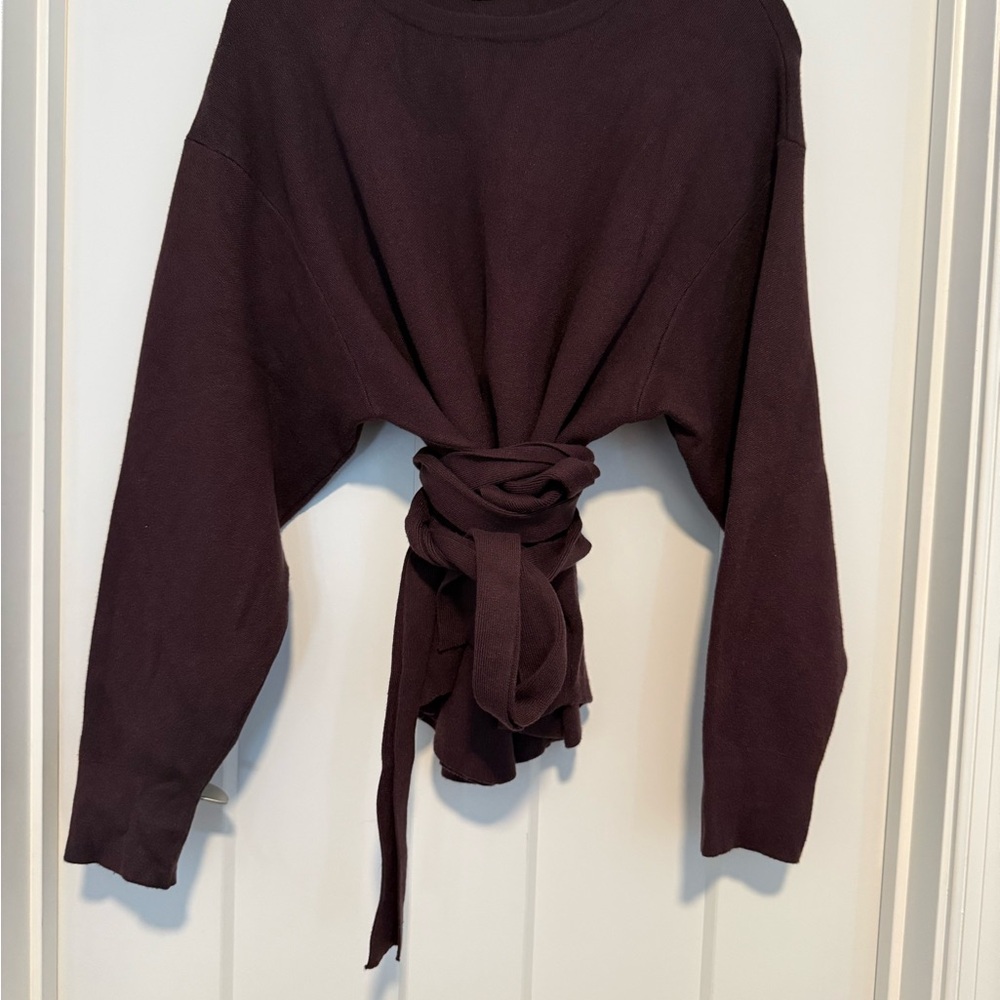 Modern Citizen Tie-Front Sweater - Picture 2 of 6